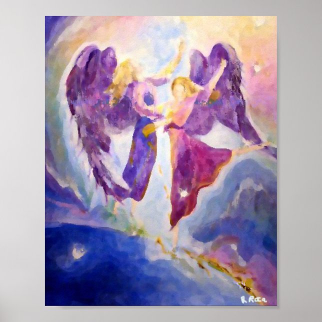 Änglar av himmelrån poster (Framsidan)