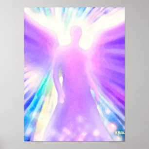 Änglar av himmelråolja poster