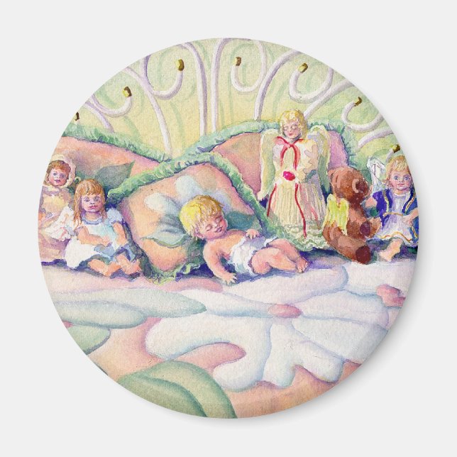 ÄNGLAR av SHARON SHARPE Magnet (Framsidan)