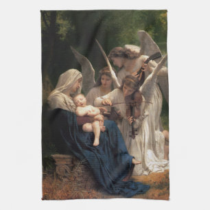 Änglar av William Adolphe Bouguereau Kökshandduk
