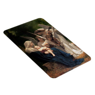 Änglar av William Adolphe Bouguereau Magnet