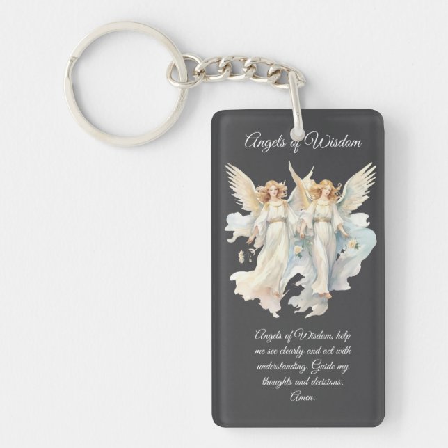 Änglar av Wisdom Prayer Card (Framsidan)