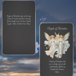 Änglar av Wisdom Prayer Card Visitkort