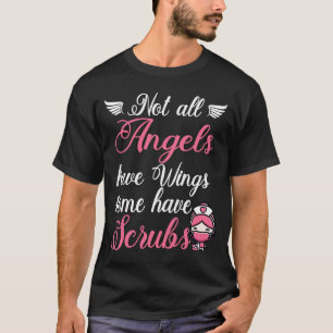Änglar Bära Scrubs Nursing RN Nurse T Shirt