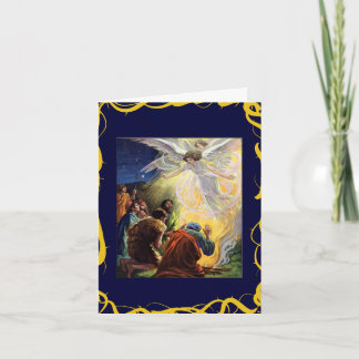 Änglar besöker Shepherdsen Helgkort