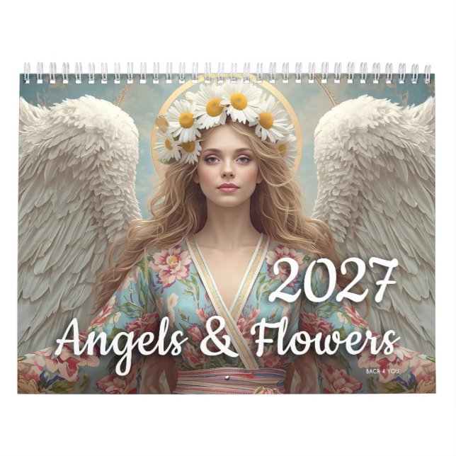 Änglar & Blommor 2027 Kalender (Omslag)