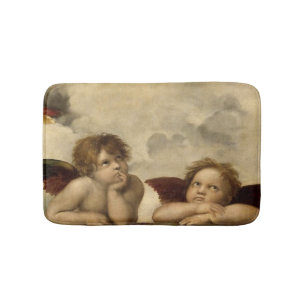 Änglar Cherubs Raphael Santi Sistine Madonna Swee Badrumsmatta