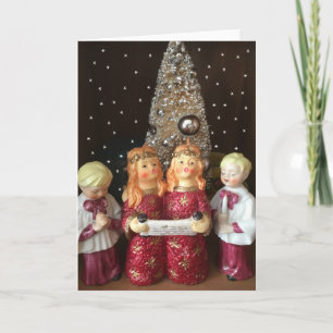 Änglar & Choir Boys Sjunga Helgkort