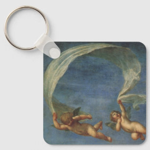 Änglar Detail från Adonis Led av Cupids av Albani Nyckelring