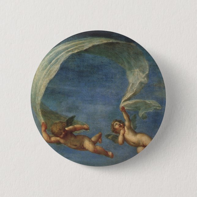 Änglar detalj från Adonis lett av Cupid av Albani Knapp (Framsida)
