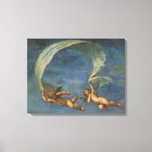 Änglar Detaljer från Adonis Led av Cupids av Alb Canvastryck