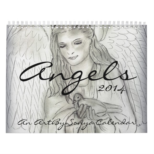 Änglar - en ArtBySonya 2014 kalender (Omslag)