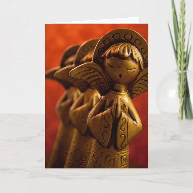 Änglar Exalting God! Helgkort (Framsida)