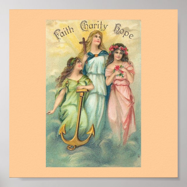 Änglar~Faith, Hope & Charity Poster (Framsidan)
