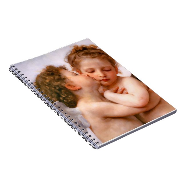 Änglar First Kiss, Bouguereau Anteckningsbok Med Spiral (Högra Sidan)