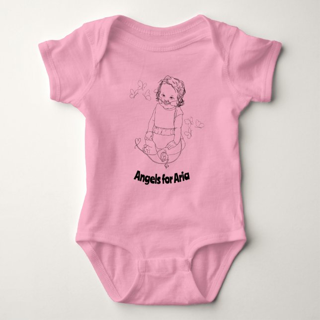 Änglar för Aria baby T Shirt (Framsida)