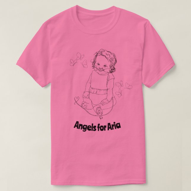 Änglar för Aria T-shirt (Design framsida)