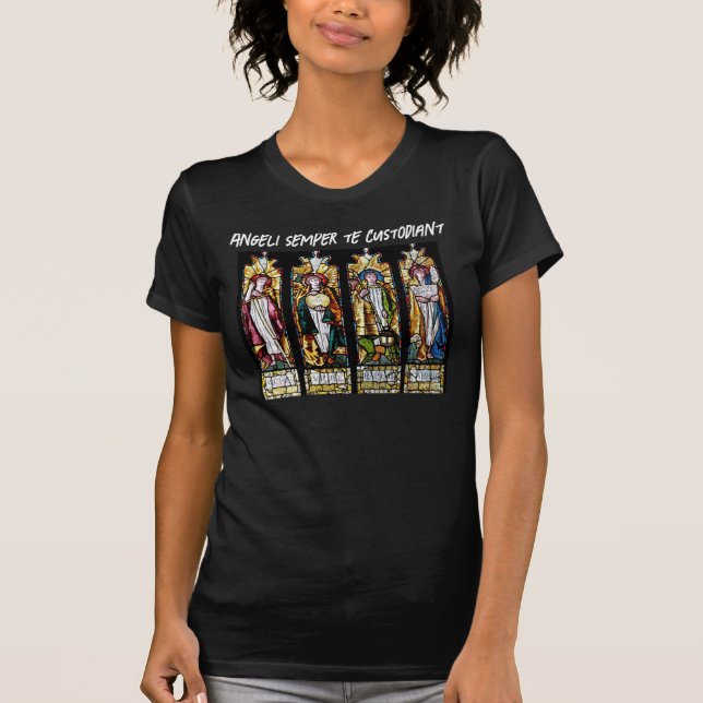 Änglar för kvinnor t shirt (Framsida)