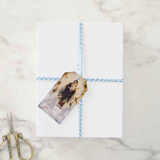 Änglar från gloriområdet presentetikett (Med Snöre)