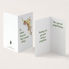 Änglar från moln med tröst åt dig kort