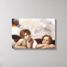 Änglar från Raphael från Sistine Madonna