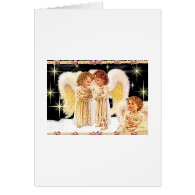 Änglar Hälsningskort (Framsidan)