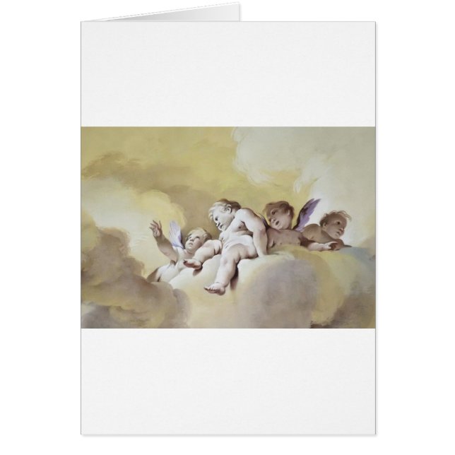 Änglar Hälsningskort (Framsidan)