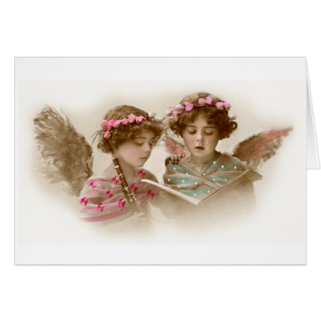 Änglar Hälsningskort (Framsidan Horizontal)