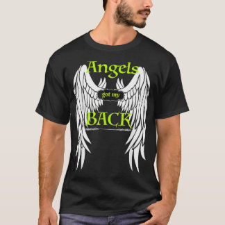 Änglar Har min  Bakgrundsinspiration Religiösa Tee