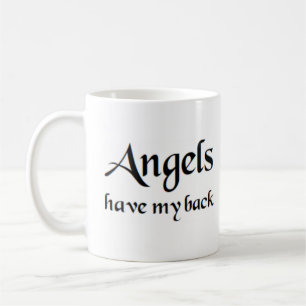 änglar har min rygg kaffemugg