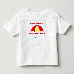 ÄNGLAR HAR RAINY DAYYS-barngaranti T Shirt