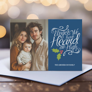 Änglar har vi hört - dvs. julfoto julkort