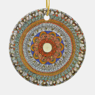 Änglar - Hildegard von Bingen Julgransprydnad Keramik