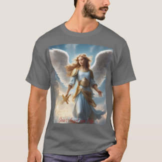 Änglar Hjälper Herrar Passform T Shirt