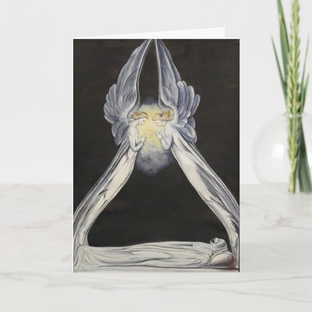 Änglar i Grav/Art-Påsk Helgkort (Framsida)