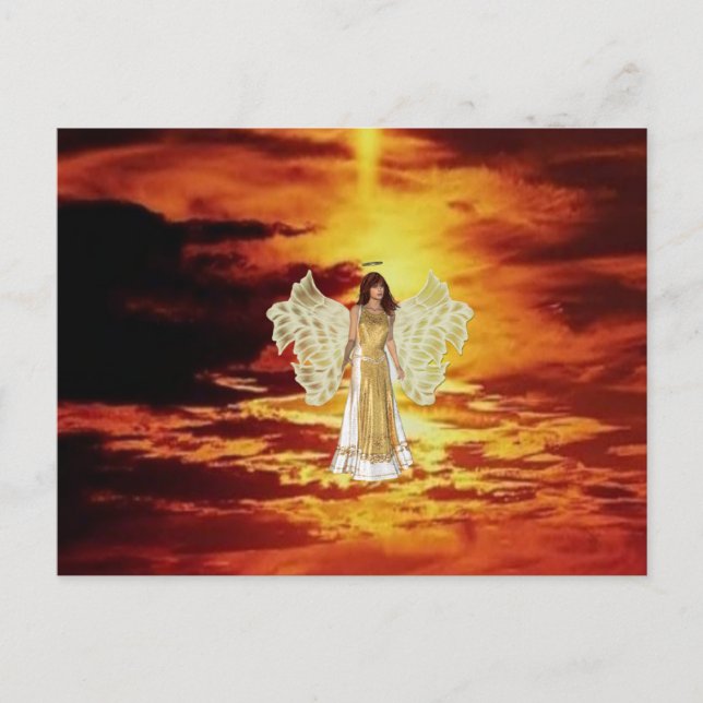 Änglar i Himmel vykort (Framsida)