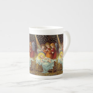 Änglar i Manger Specialty Mugg Benporslin Mugg