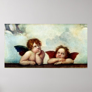 Änglar i Sistene Madonna Poster