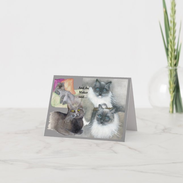 Änglar i våra färgsfärger i våra liv kort (Framsida)