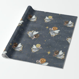 Änglar-jul Presentpapper