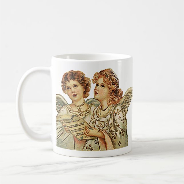 Änglar kaffemärke kaffemugg (Vänster)