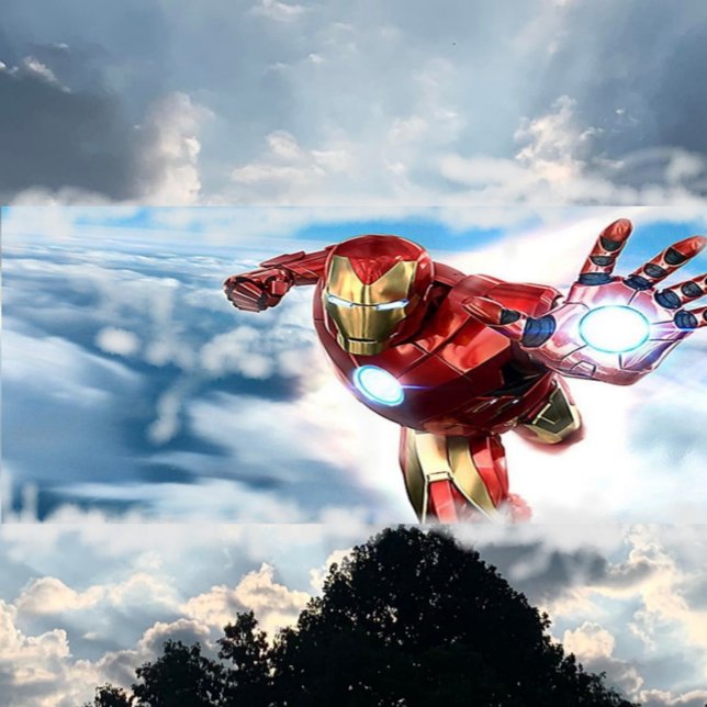 Änglar kommer att fånga er canvastryck (HAVE NO FEAR, IRON MAN IS HERE, AND UNDERDOG IS NOT TO FAR BEHIND ME! LOL)