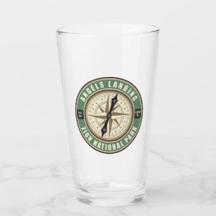 Änglar Landing Trail Utah Compass Hiking Badge Glaskopp