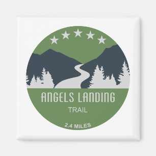 Änglar Landing Trail Zion nationalpark Magnet