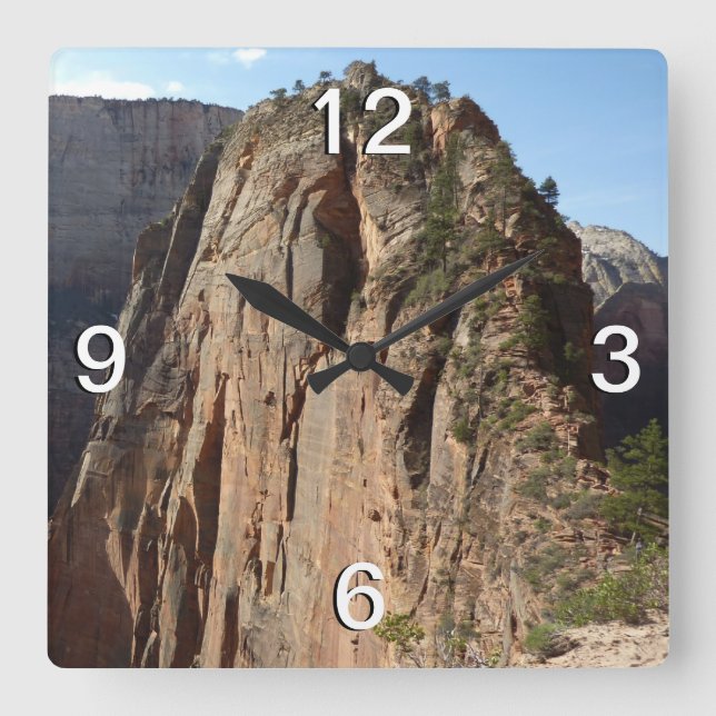 Änglar landning i Zion nationalpark Fyrkantig Klocka (Framsida)