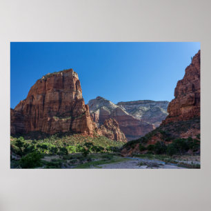 Änglar landning i Zion nationalpark Poster