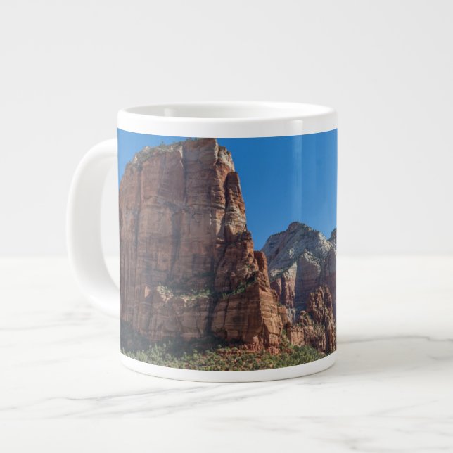 Änglar landning i Zions nationalpark Jumbo Mugg (Framsida vänster)