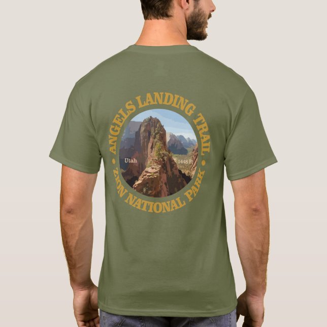 Änglar Landning Tee Shirt (Baksida)