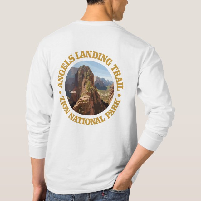 Änglar Landning Tee Shirt (Baksida)