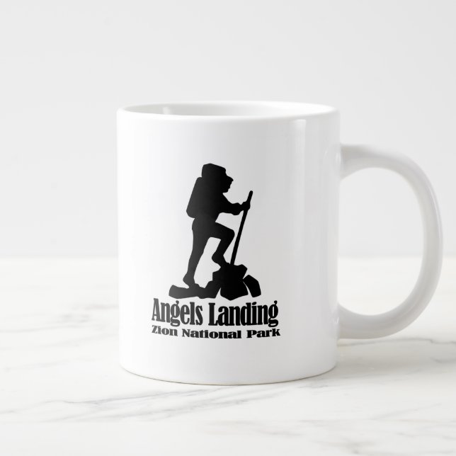 Änglar Landning - Zion nationalpark Jumbo Mugg (Höger)